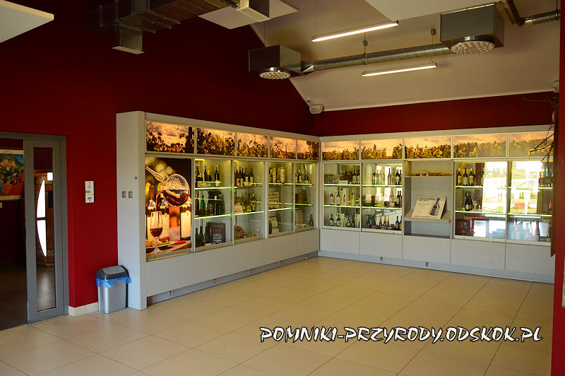 wnętrze Lubuskiego Centrum Winiarstwa w Zaborze