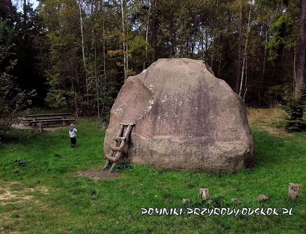 pomnikowy eratyk -  kamień św. Jadwigi