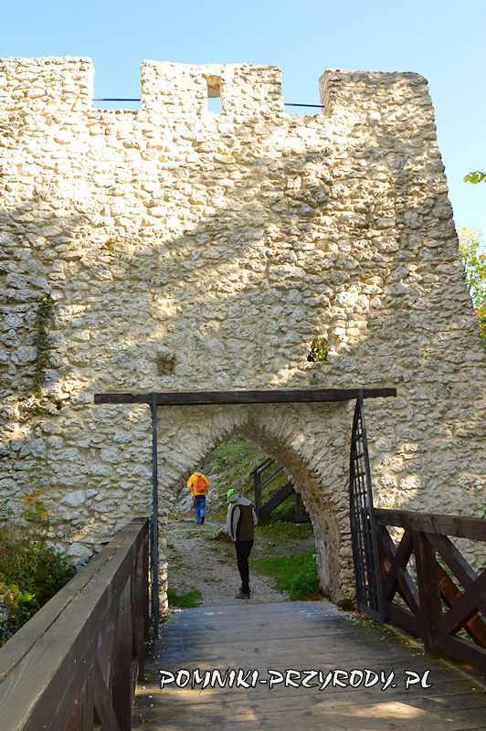 brama wjazdowa do zamku w Smoleniu