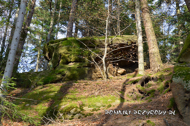 2. Pomnikowe skałki na Łupanej Górze