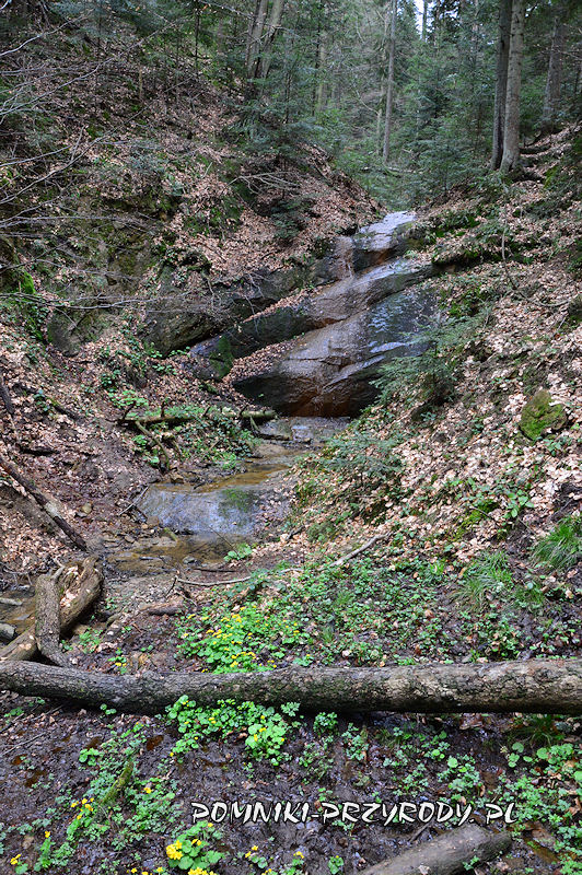 wodospad Trzy Wody widziany z platformy widokowej